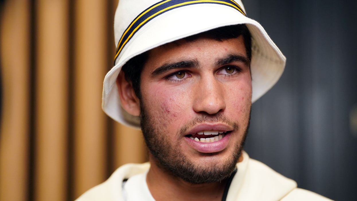 Carlos Alcaraz tennis Wimbledon