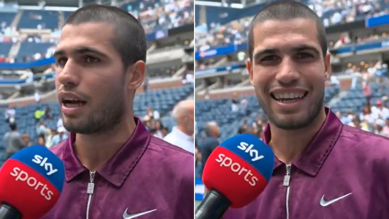 Carlos Alcaraz Tim Henman US Open