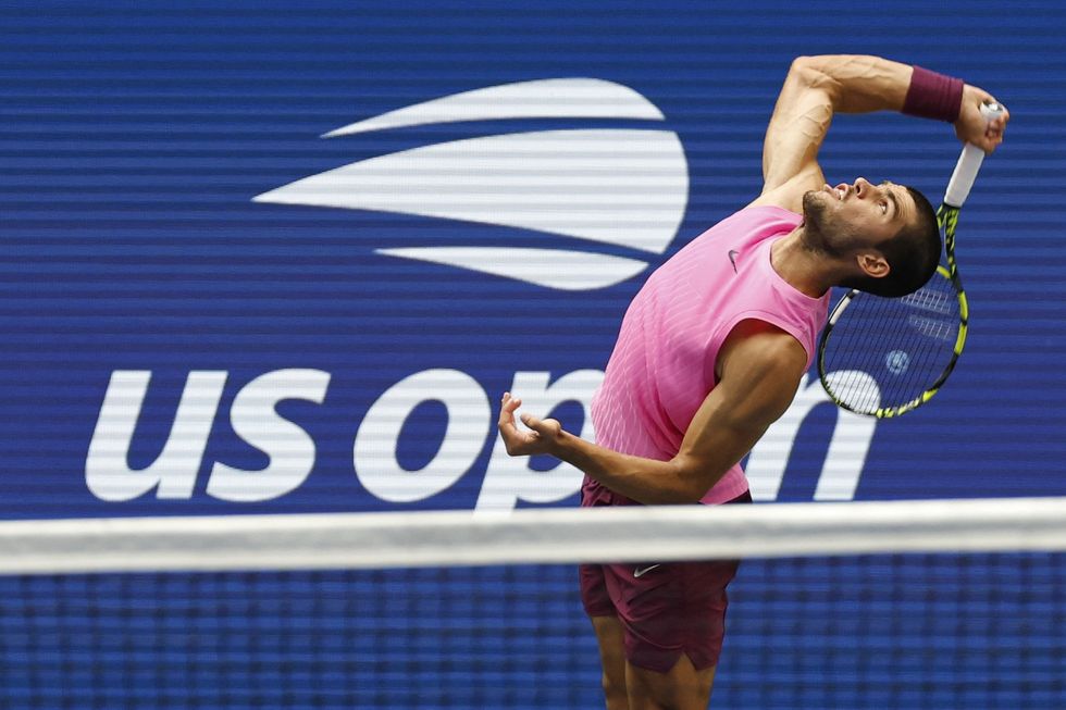 Carlos Alcaraz was in magnificent form as he dispatched Novak Djokovic in three sets on Friday night