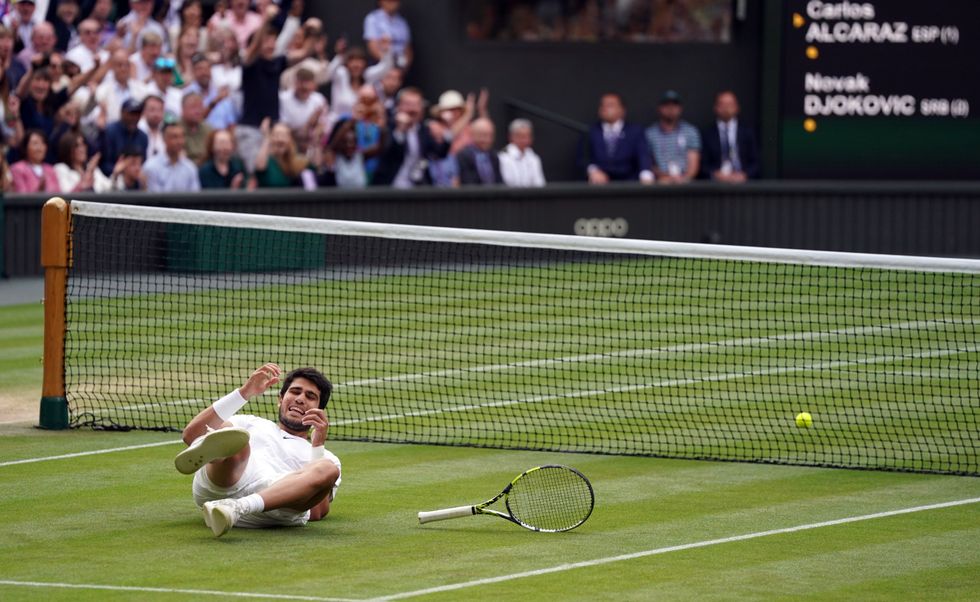 Carlos Alcaraz Wimbledon Novak Djokovic