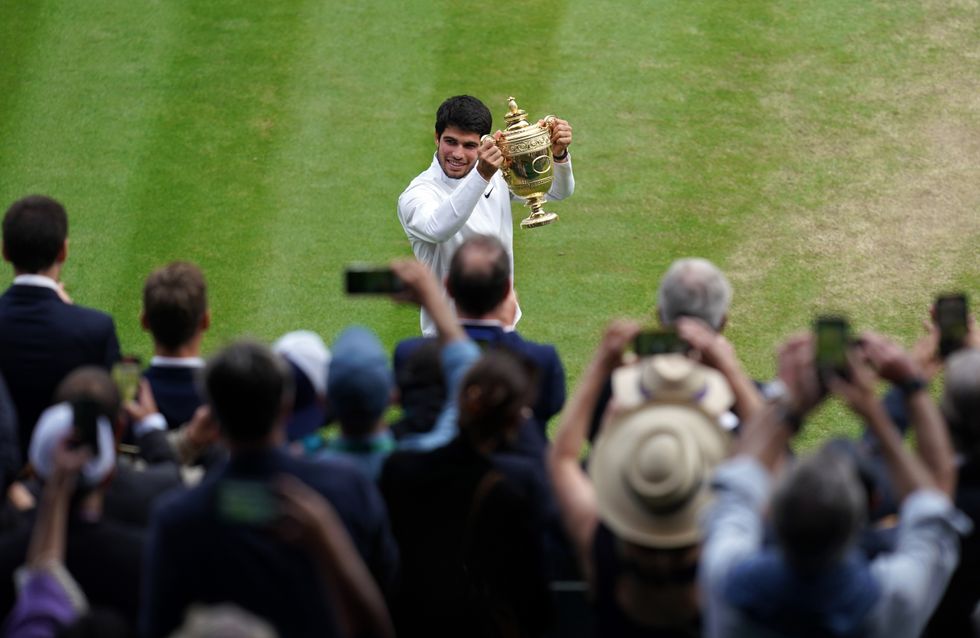 Carlos Alcaraz Wimbledon tennis