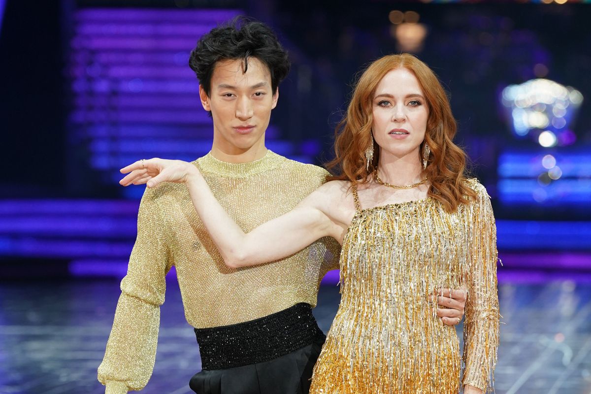 Carlos Gu and Angela Scanlon