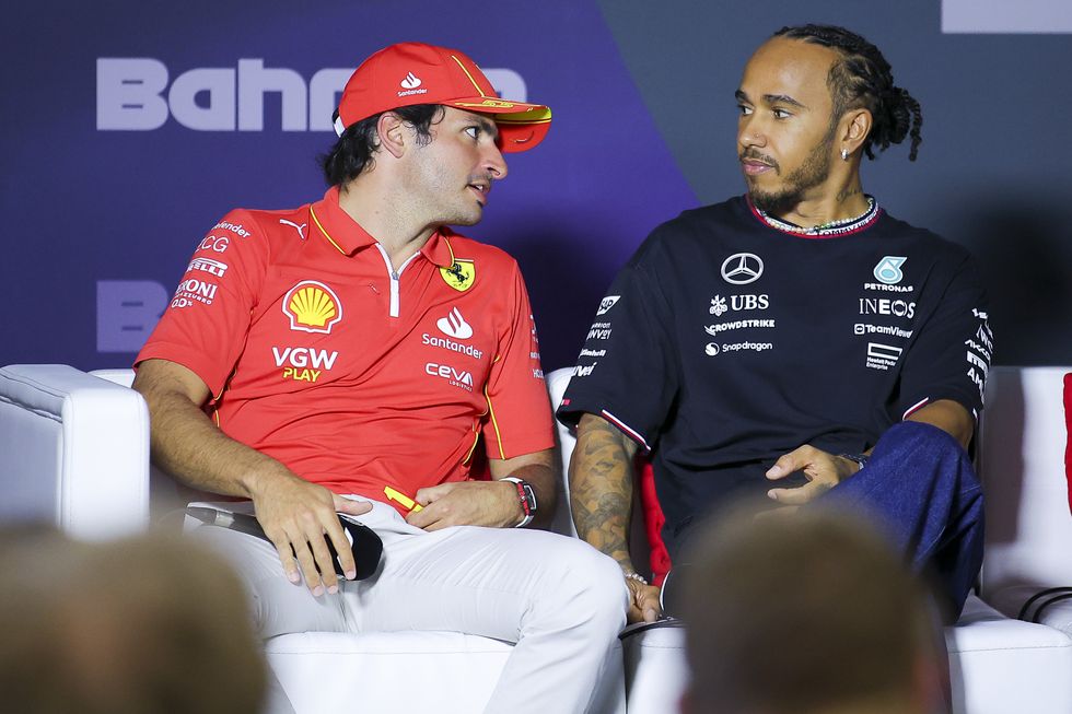 Carlos Sainz is being linked with replacing Lewis Hamilton