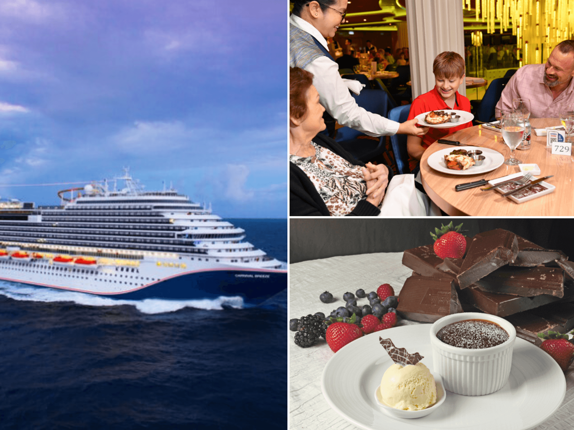 Carnival Cruise ship / Dining on Carnival Cruise ship