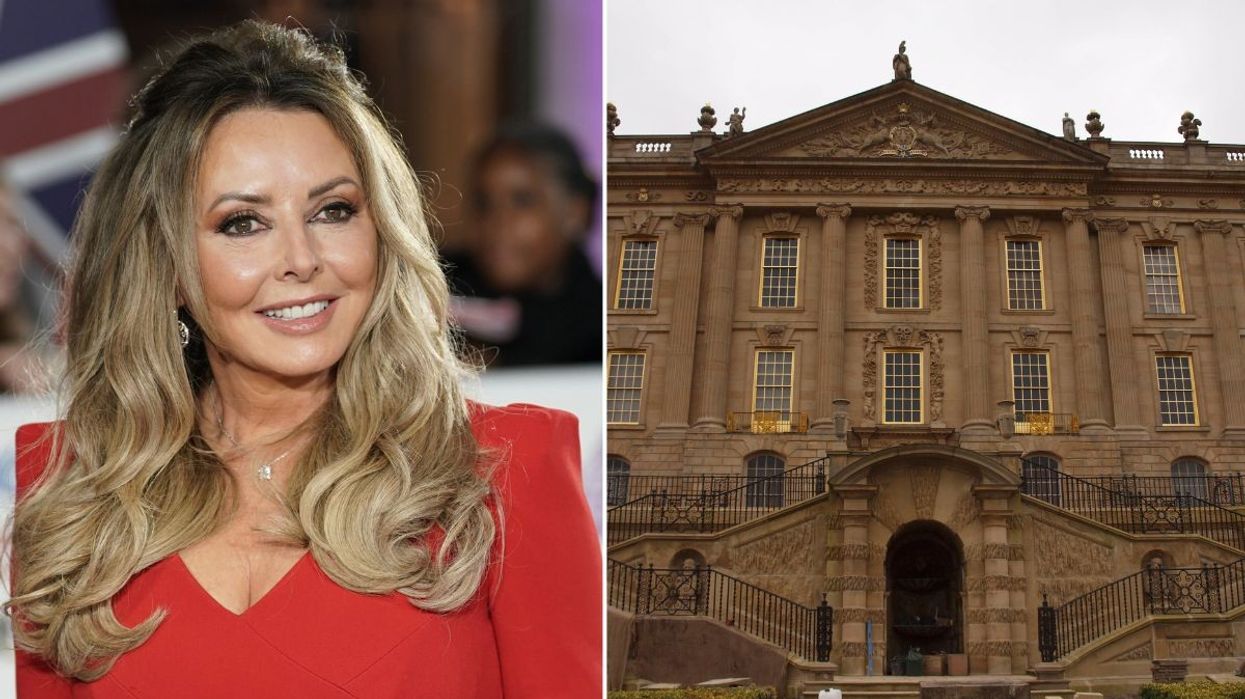 Carol Vorderman and Chatsworth House