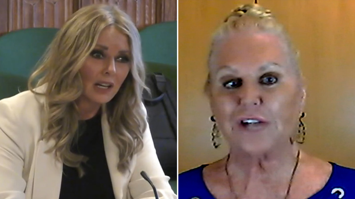 Carol Vorderman and Kim Woodburn