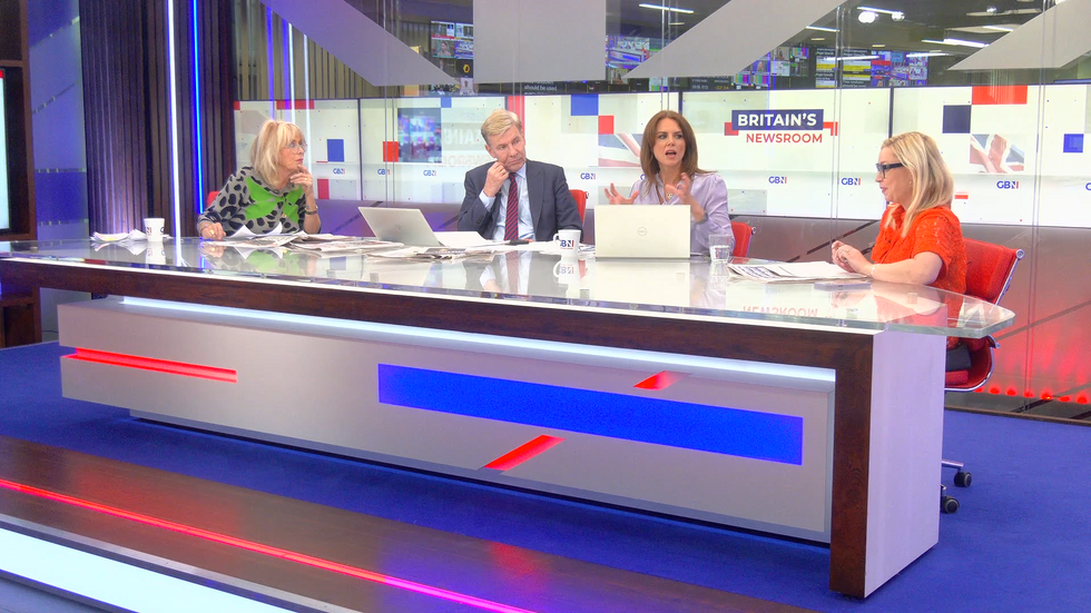 Carole Malone, Andrew Pierce, Bev Turner and Nichi Hodgson