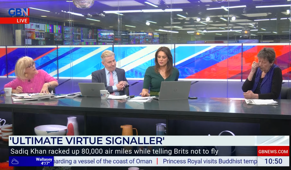 Carole Malone, Andrew Pierce, Bev Turner and Scarlett MccGwire