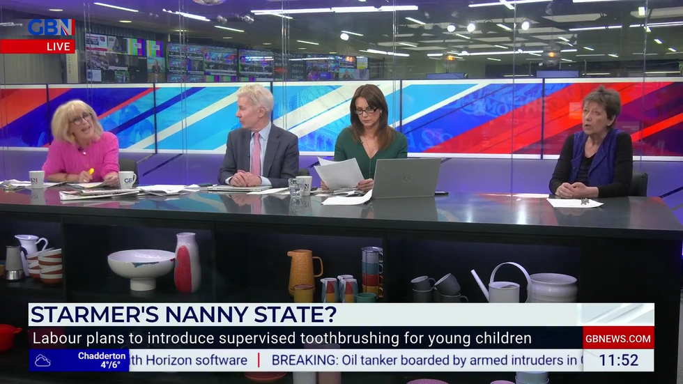 Carole Malone, Andrew Pierce, Bev Turner and Scarlett MccGwire