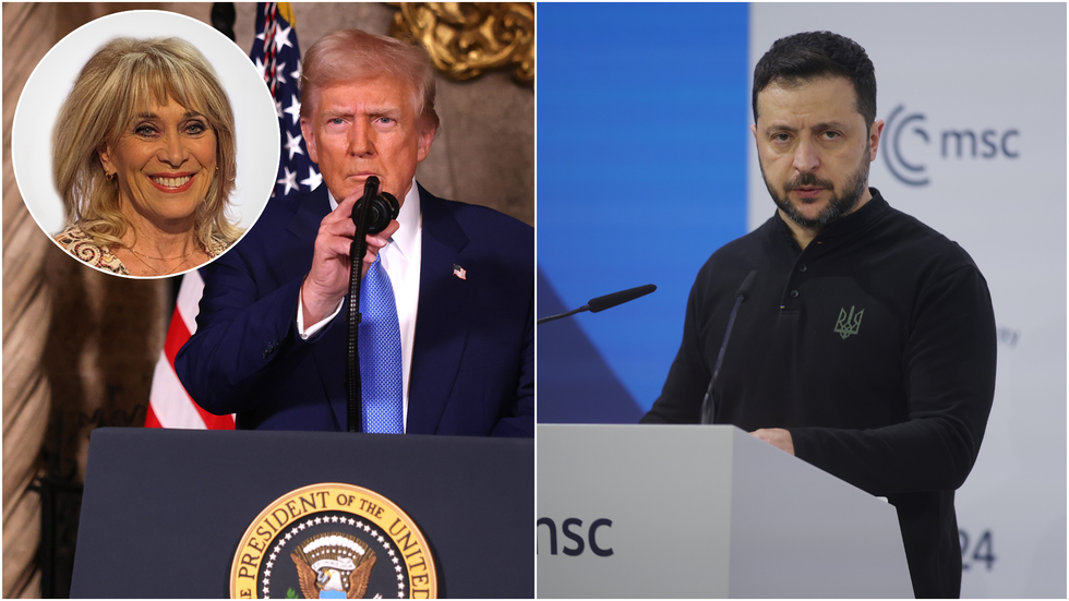 Carole Malone, Donald Trump and Volodymyr Zelensky