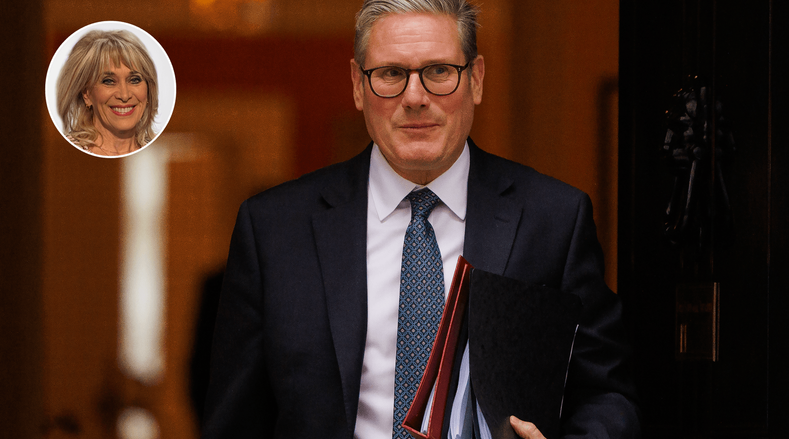 Carole Malone (left), Keir Starmer (right)