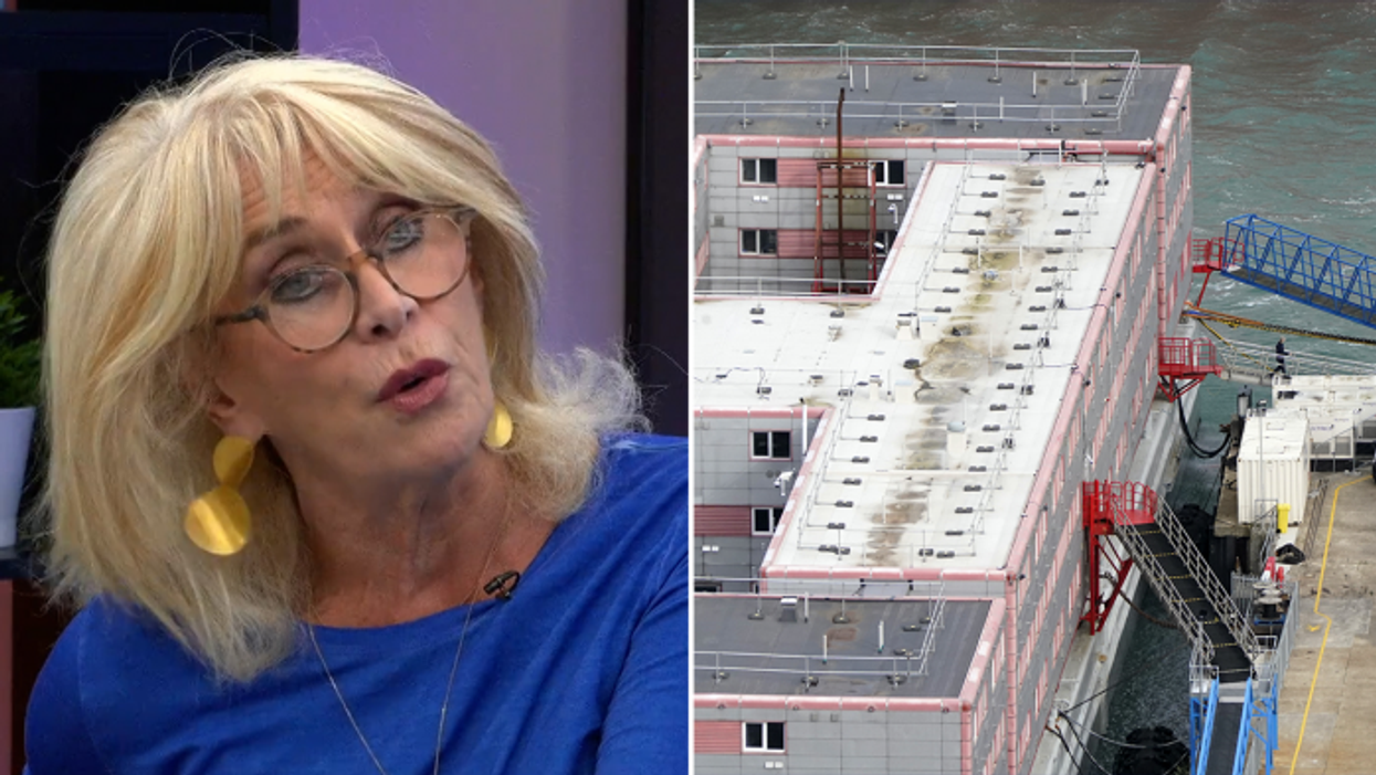 ‘If you don’t like it, go back!’ Carole Malone wades in on migrants refusing Bibby Stockholm beds