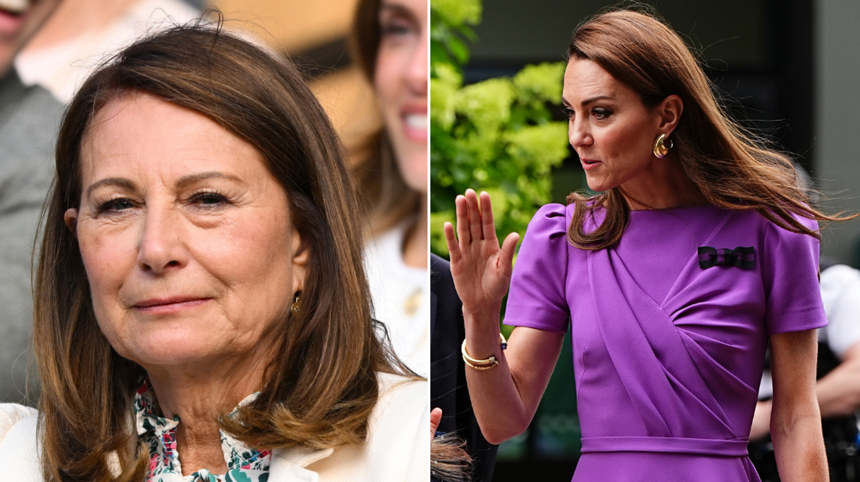 Carole Middleton and Kate Middleton