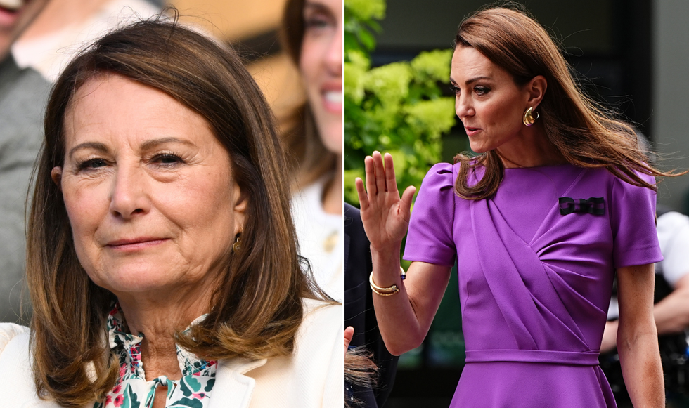 Carole Middleton and Kate Middleton