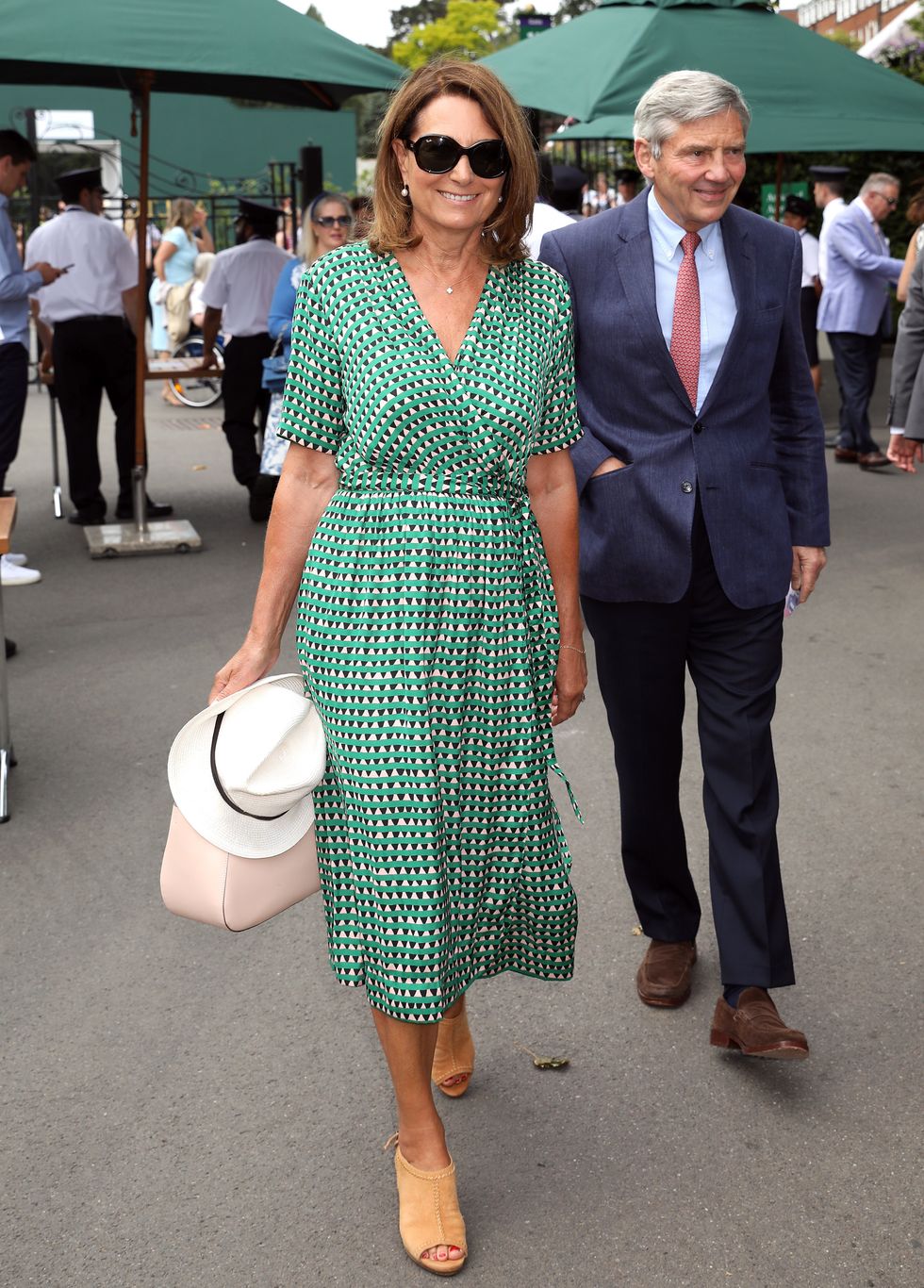 Carole Middleton and Michael Middleton
