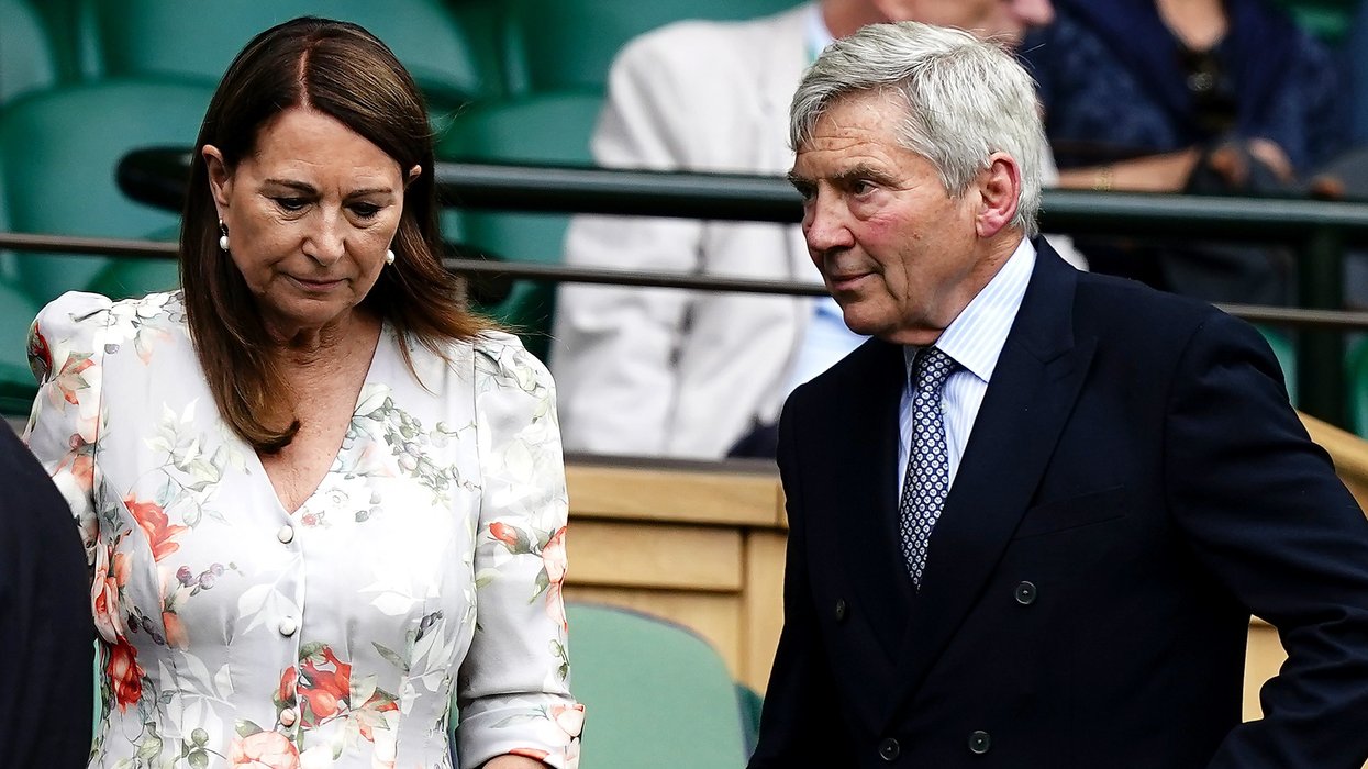 Carole Middleton and Michael Middleton