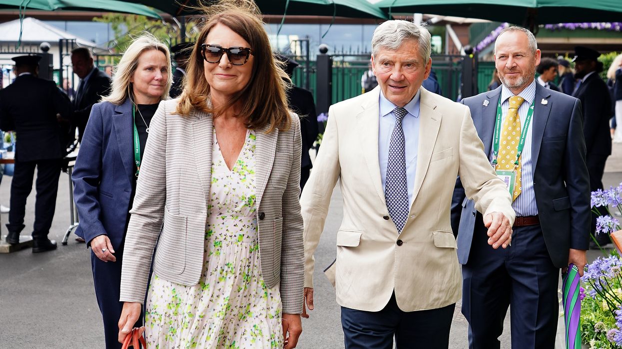 Carole Middleton and Michael Middleton