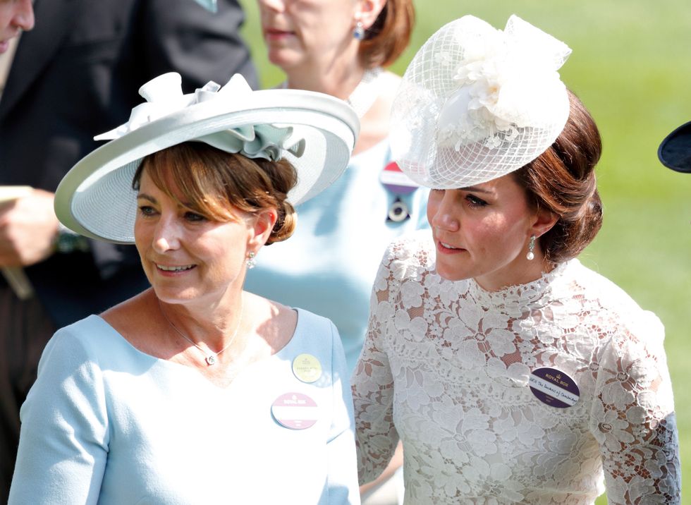 Carole Middleton and Princess Kate