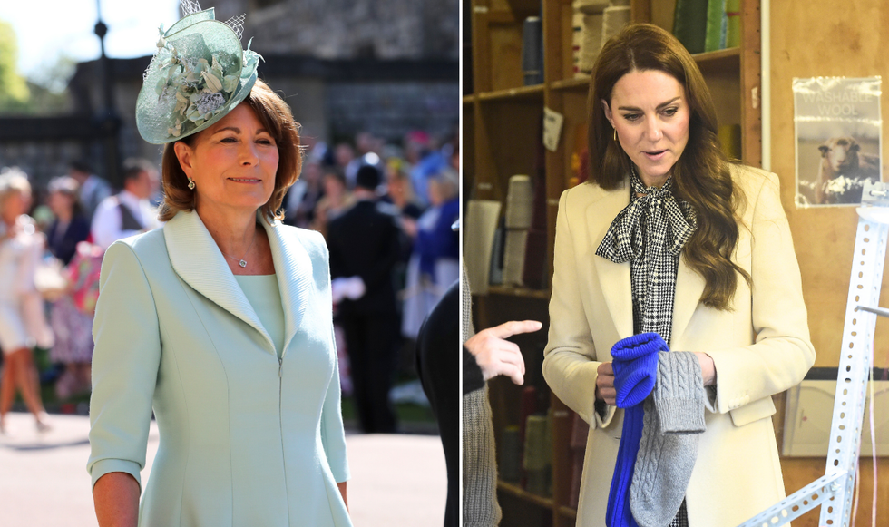 Carole Middleton and Princess Kate