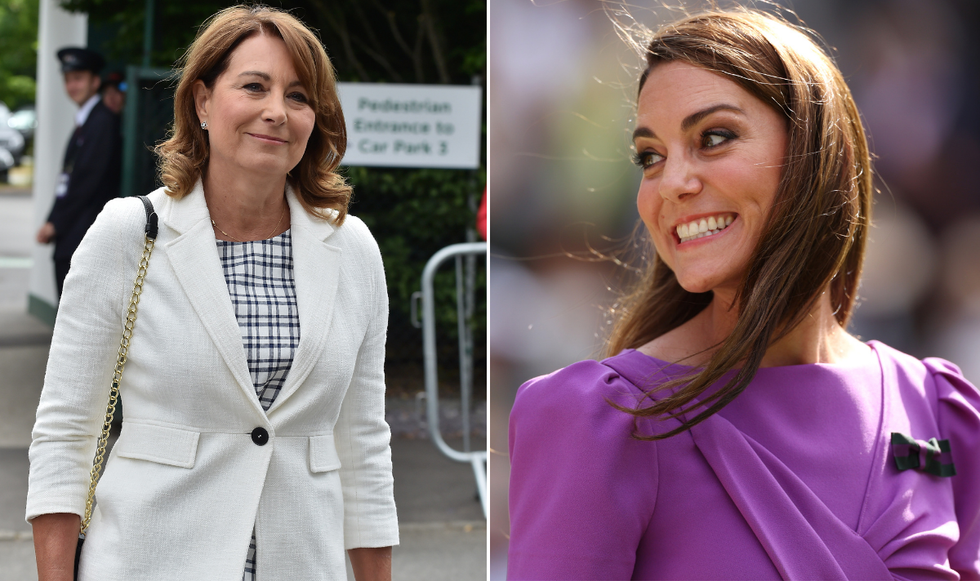 Carole Middleton and Princess Kate