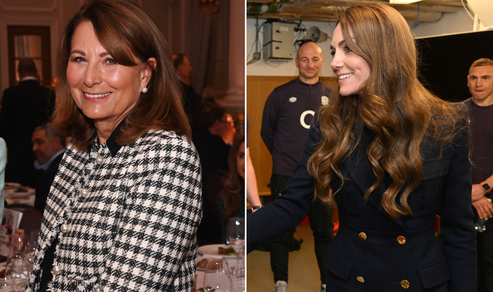 Carole Middleton and Princess Kate