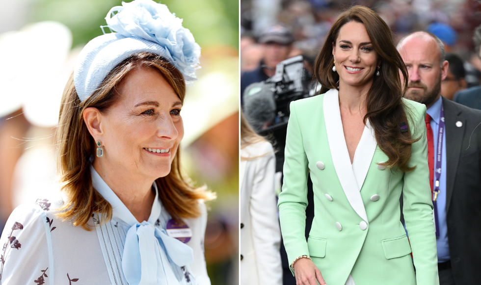 Carole Middleton and Princess Kate