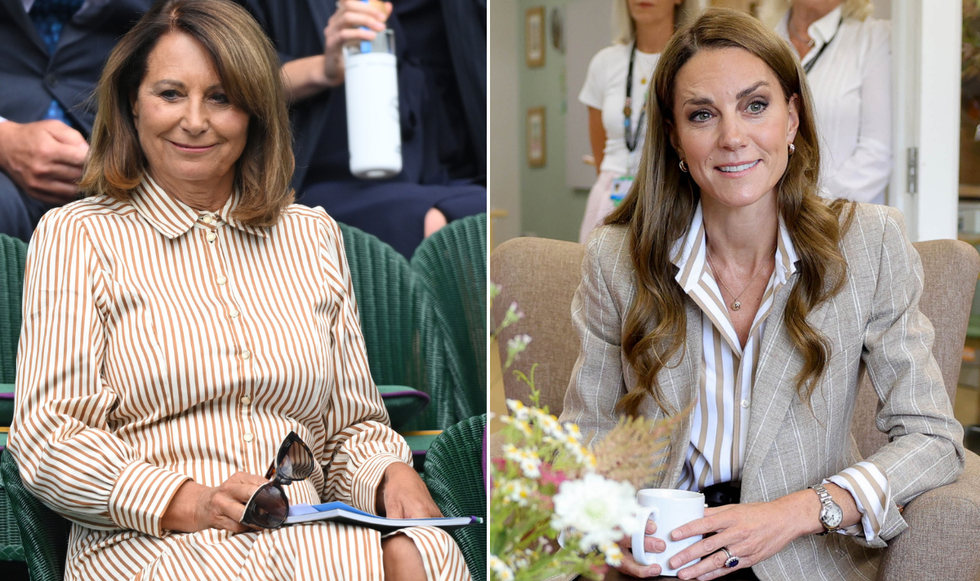 Carole Middleton and Princess Kate