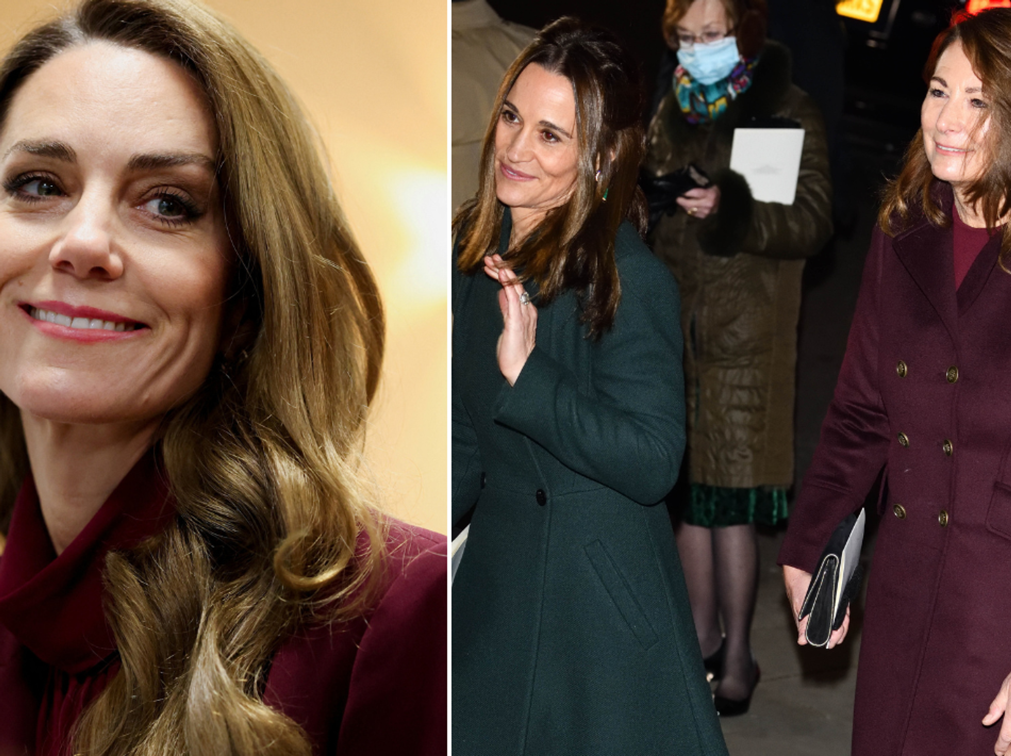 Carole Middleton, Pippa Middleton and Princess Kate