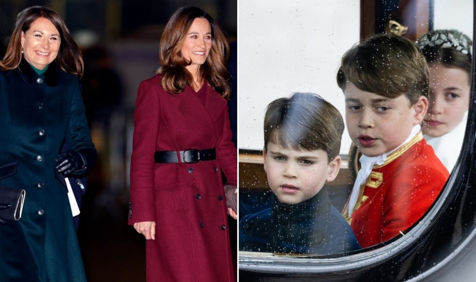 Carole Middleton, Pippa Middleton, Prince Louis, Prince George, Princess Charlotte