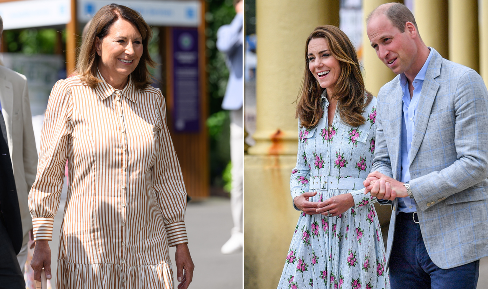 Carole Middleton, Princess Kate and Prince William