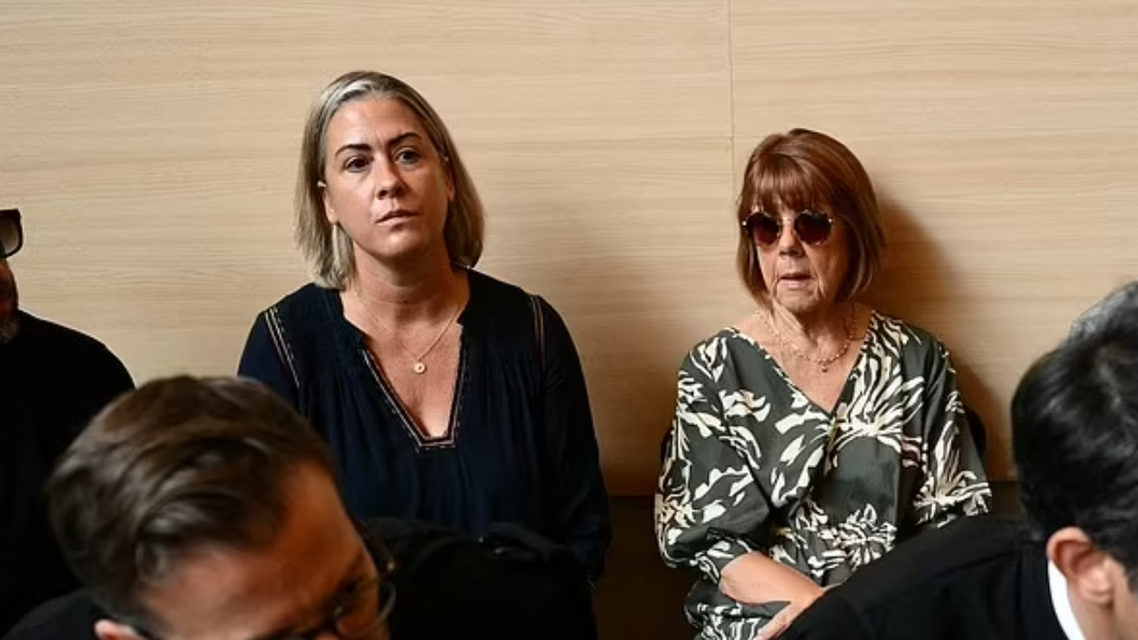 Caroline Darain and Gisele Pelicot