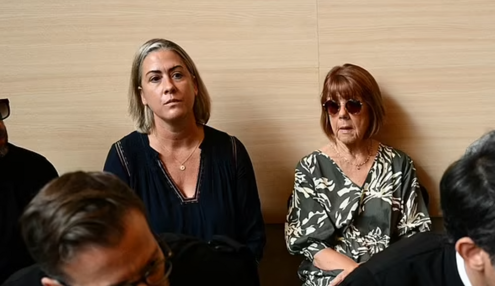 Caroline Darain and Gisele Pelicot
