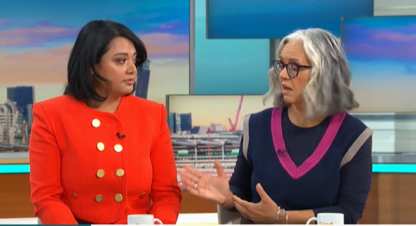 Caroline Flint and Salma Shah