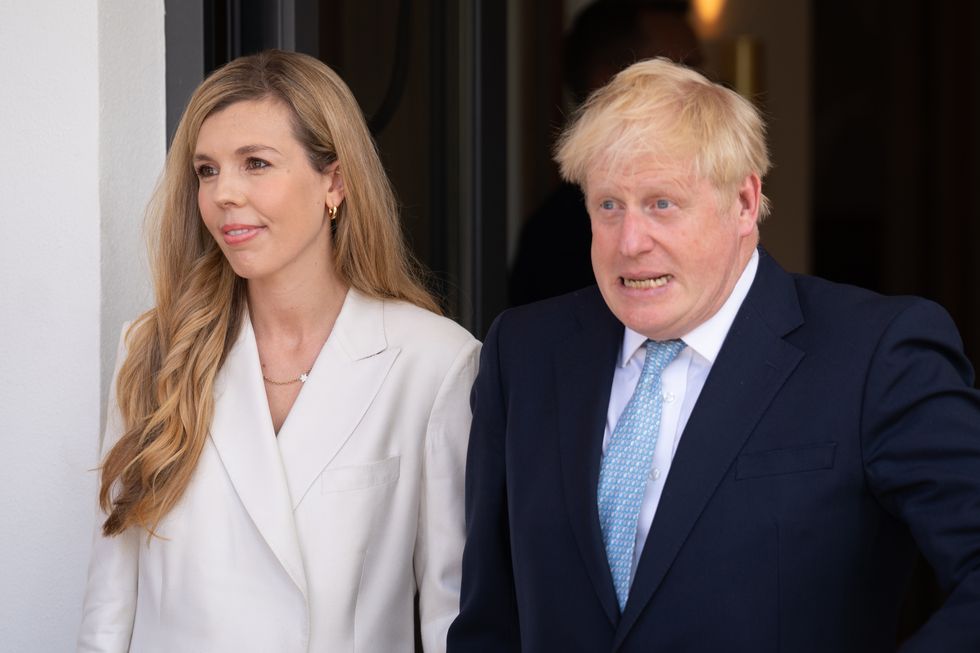 Carrie Johnson and Boris Johnson