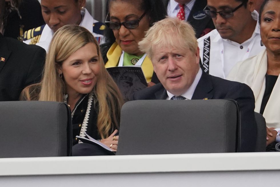 Carrie Johnson and Boris Johnson