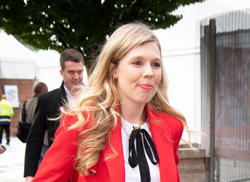 Carrie Johnson was not named by Ms Gray in relation to the flat gathering.