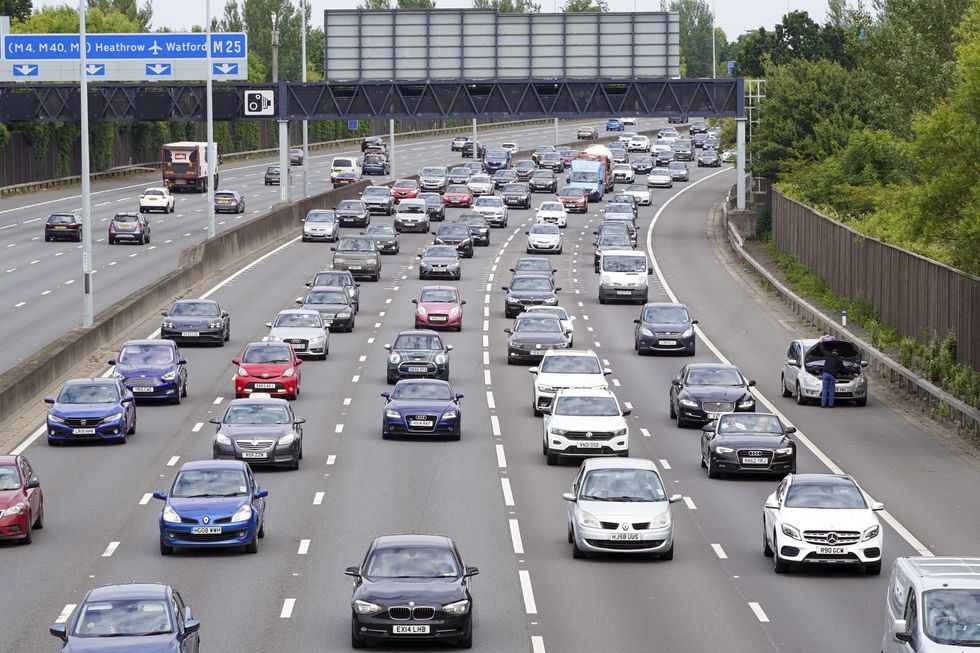 Cars on a motorway