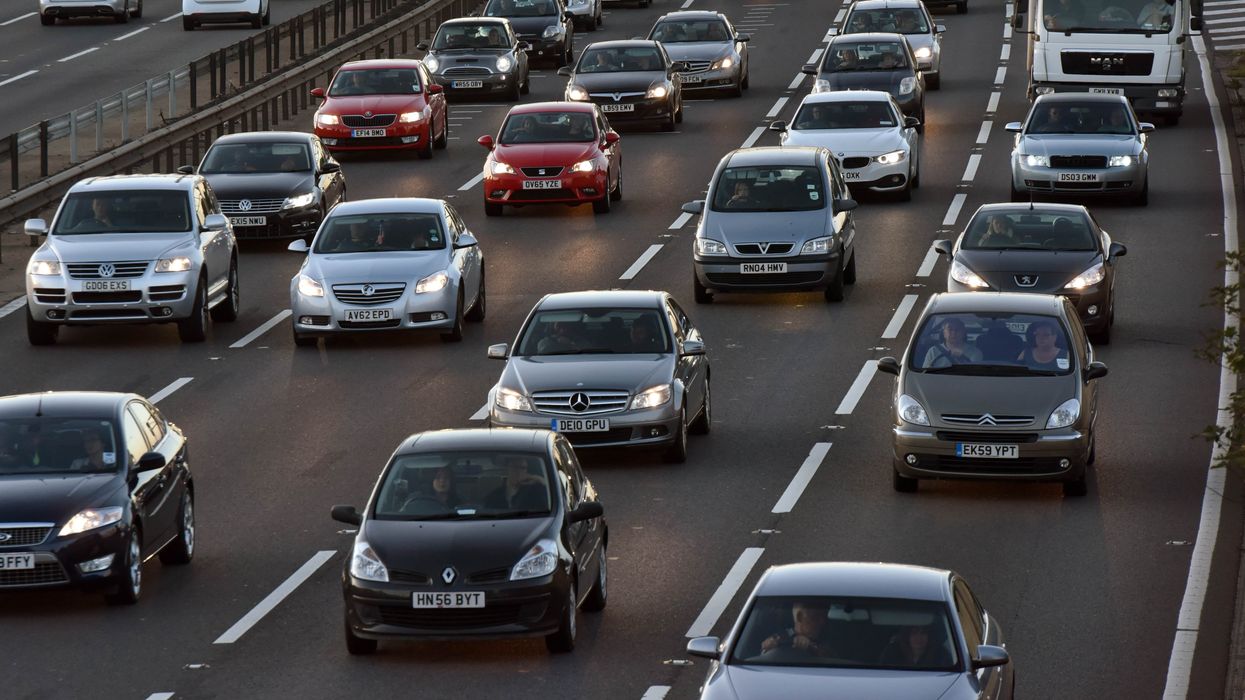 Cars on motorway