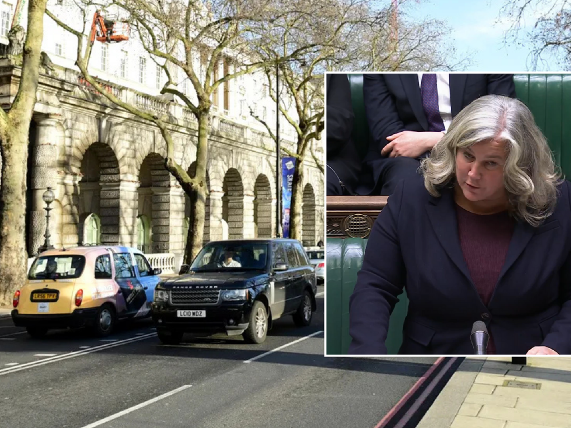 cars on road and Heidi Alexander