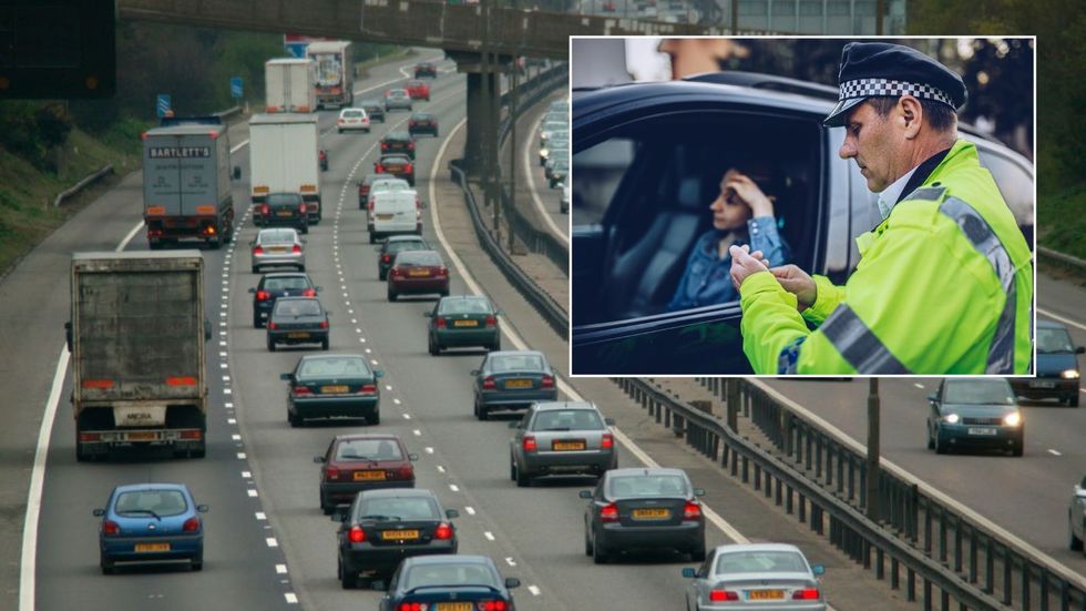 Cars on the M1