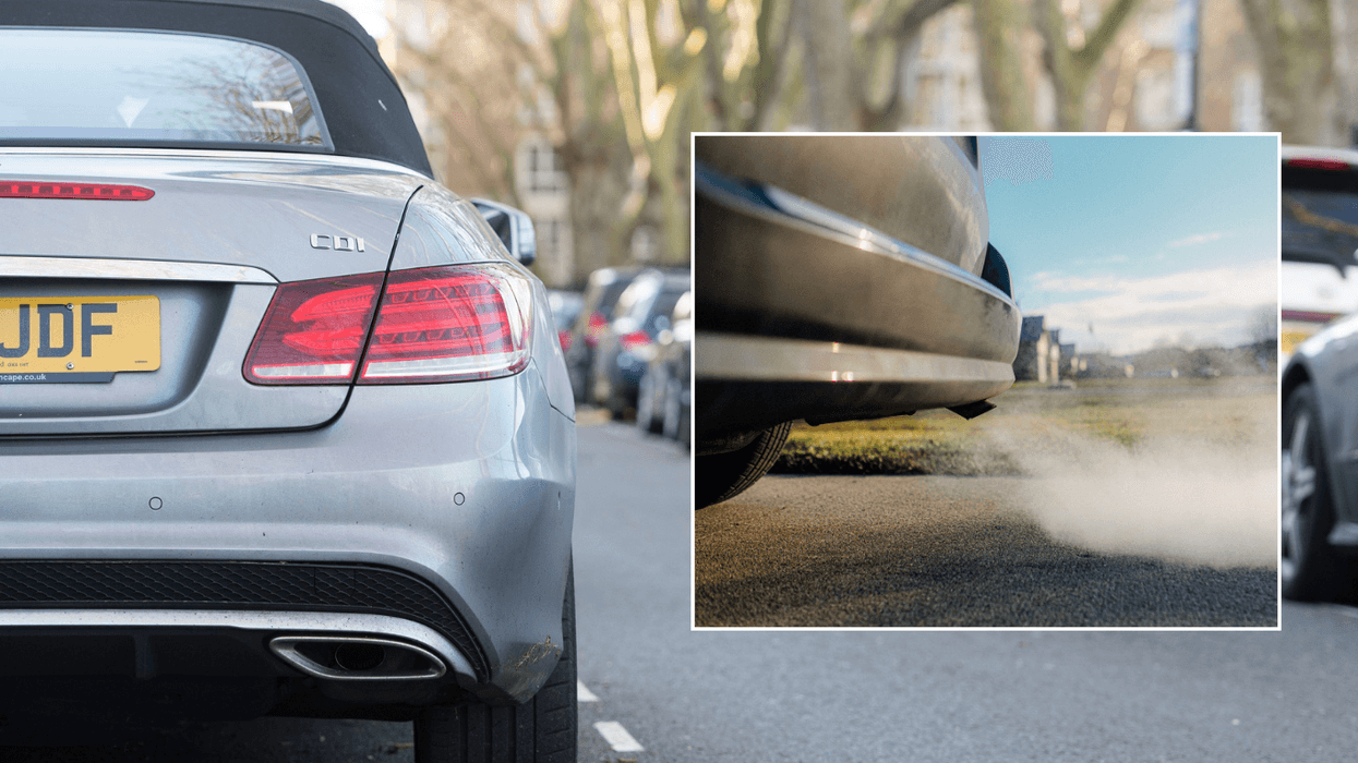 Cars parked and vehicle emissions