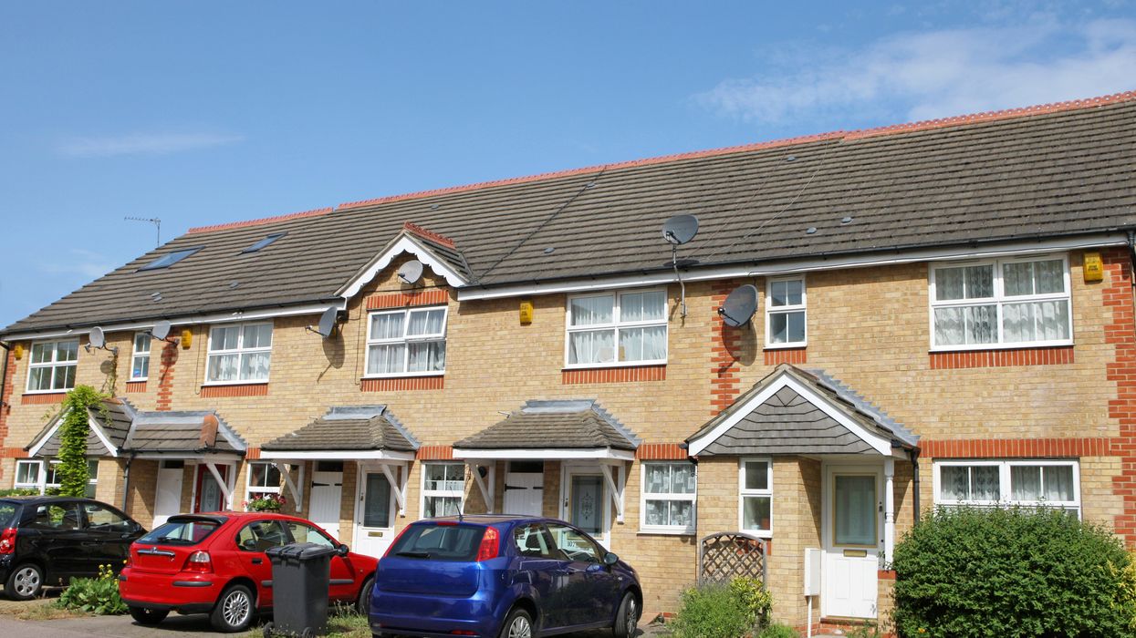 Cars parked on driveway