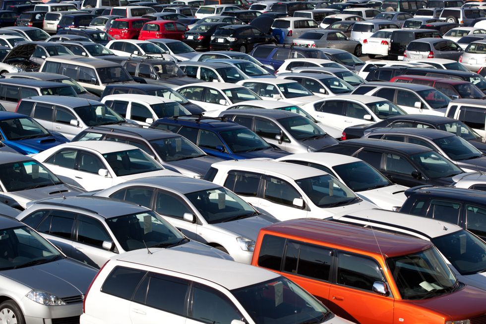 Cars parked
