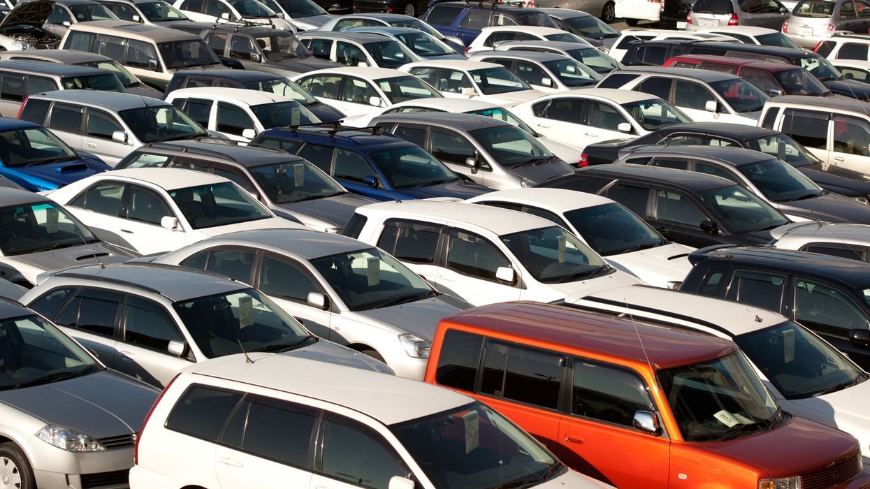 Cars parked