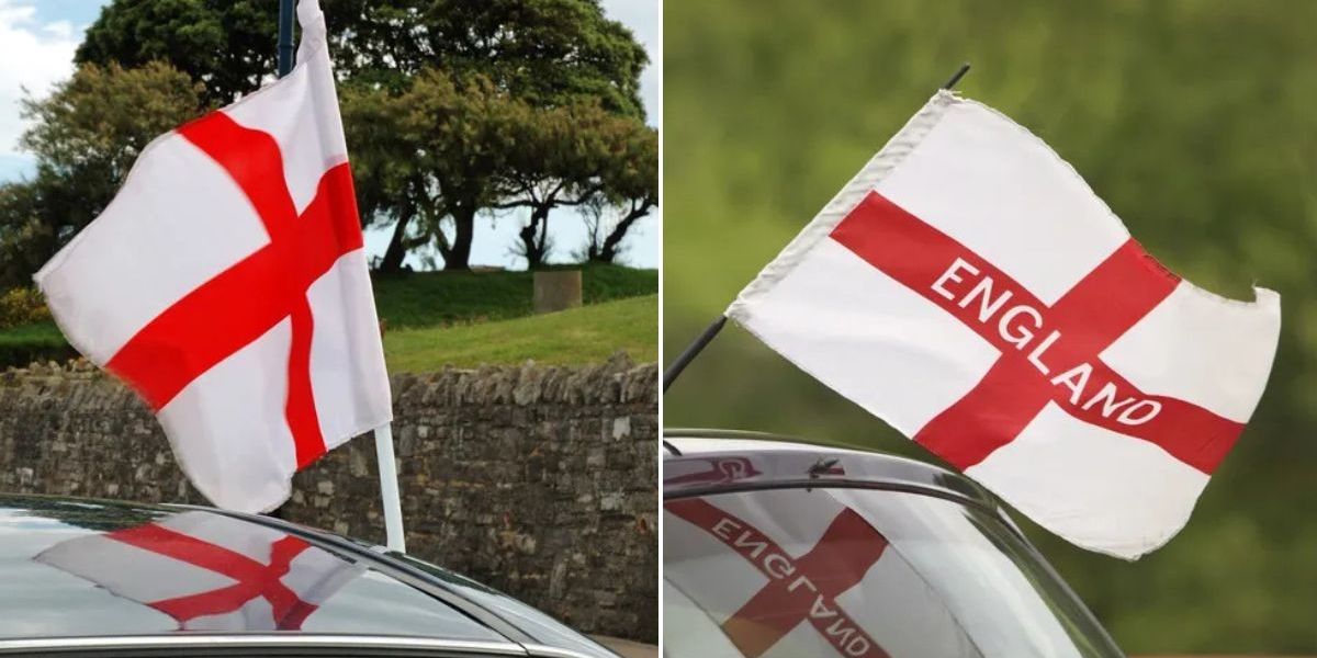 Motorists could be fined £1,000 and breach Highway Code by flying England flags Motorists could be fined £1,000 and breach Highway Code by flying England flags