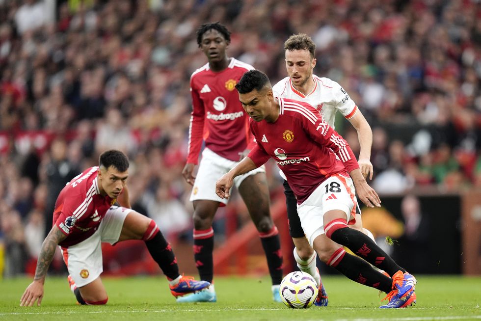 Casemiro was at fault for both of Liverpool's goals\u200b