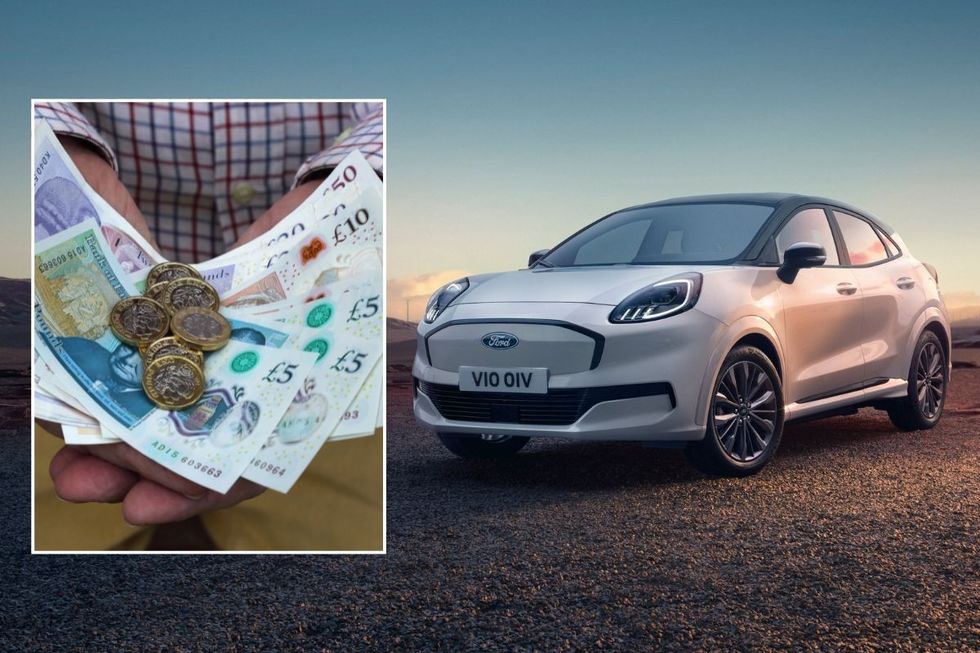 Cash and a Ford Puma Gen-E