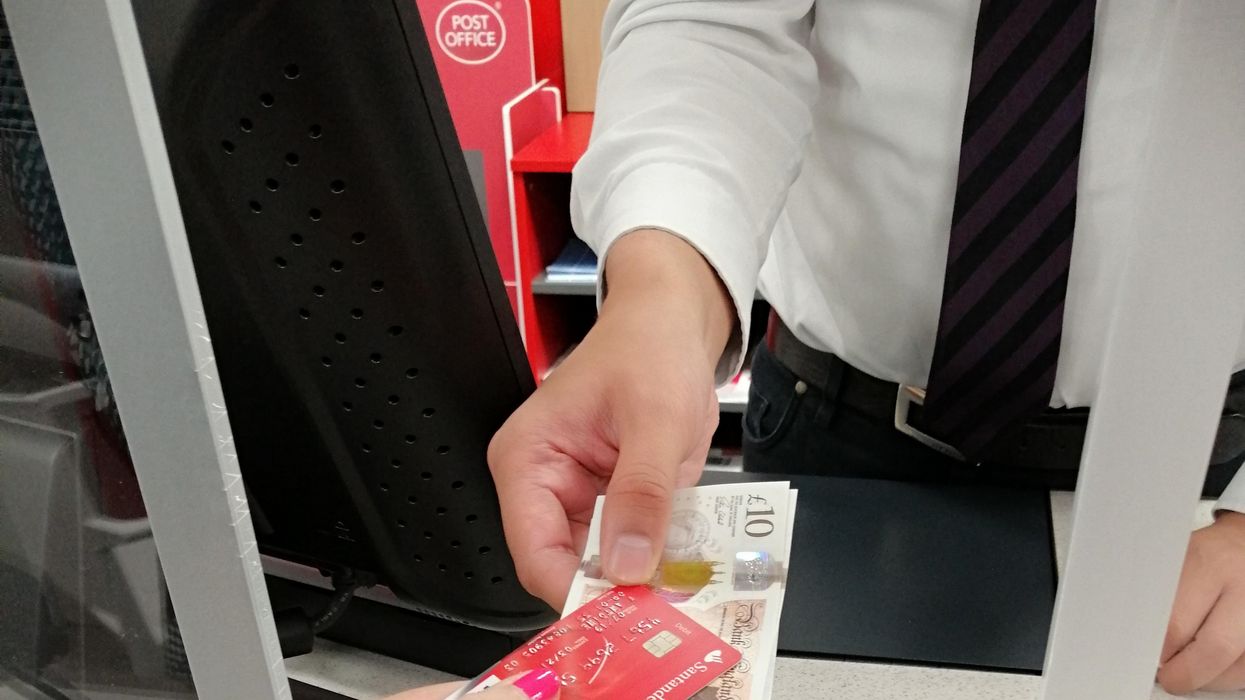 Cash withdrawals in Post Office