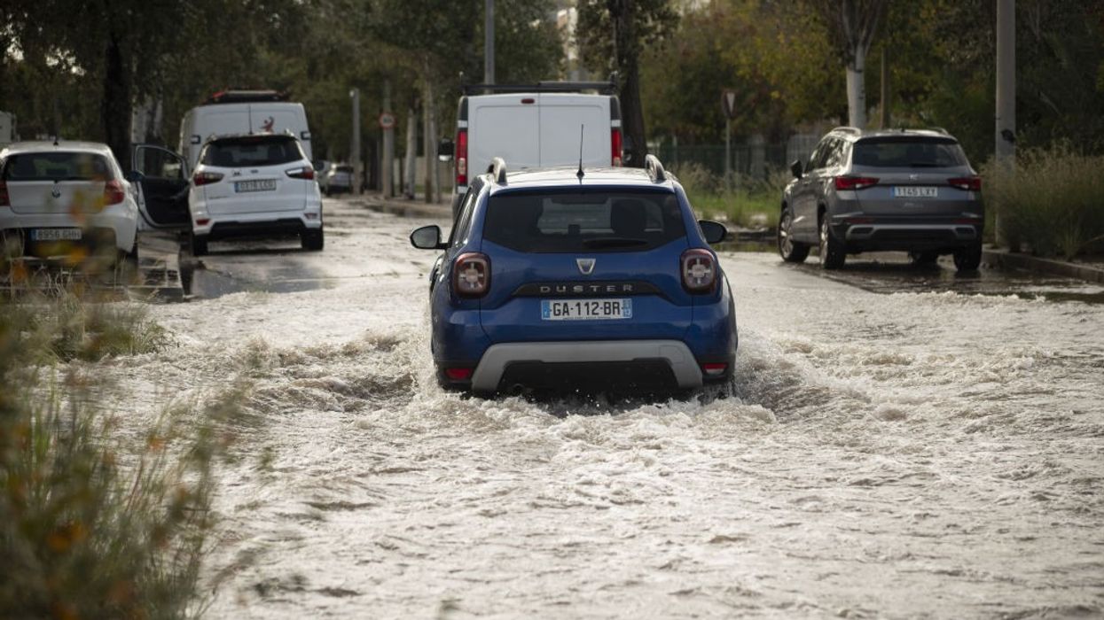 Castelldefels near Barcelona following floods