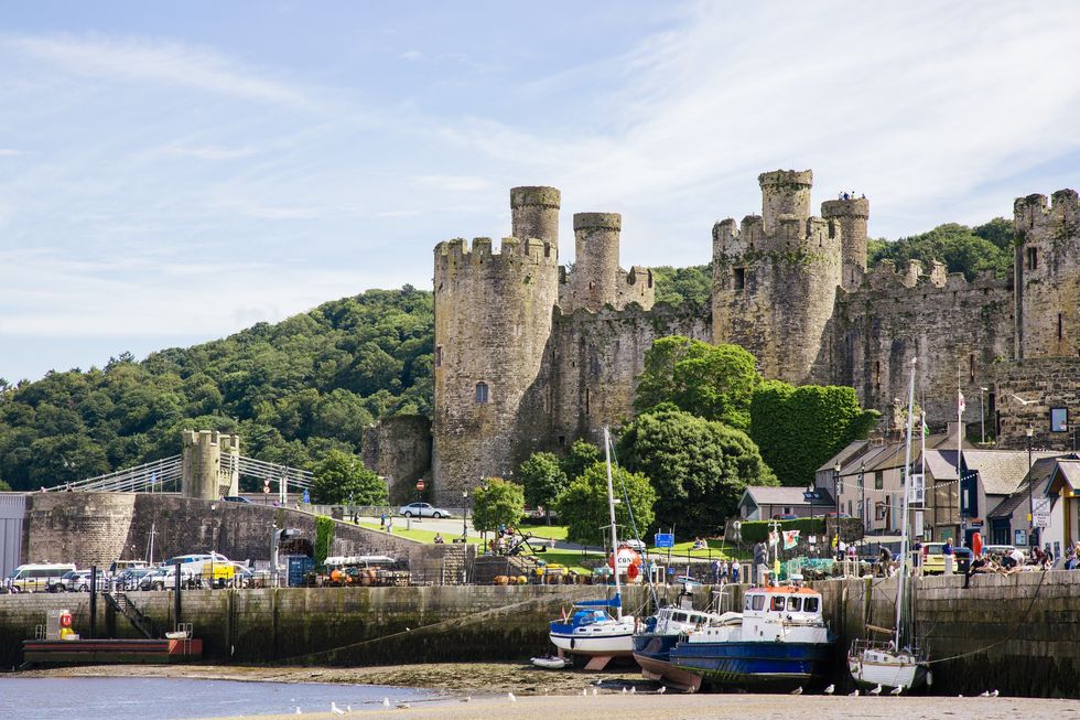 Castle in Conwy, North Wales